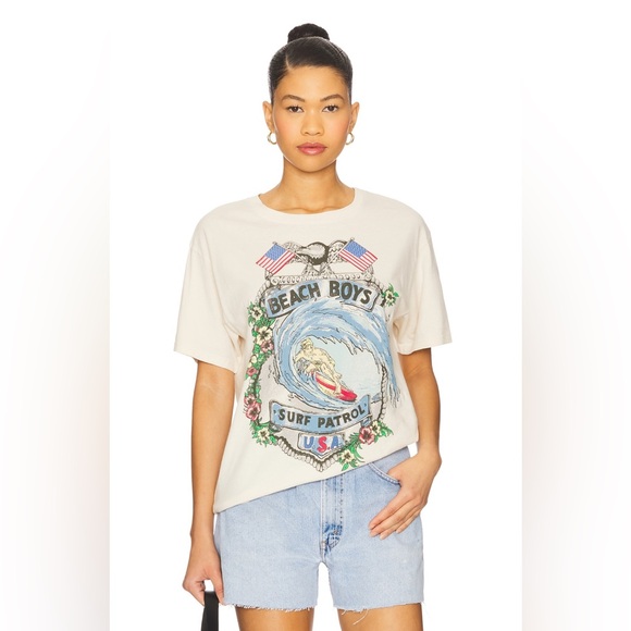 Daydreamer La Tops - Daydreamer Beach Boys Surf Patrol Boyfriend Tee
